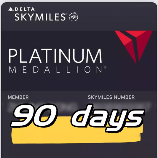 Delta Skymiles Platinum Medallion SkyTeam Elite Plus 90days Match Challenge Up