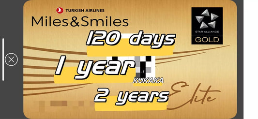 Turkish Airlines Elite Status, Star Alliance Gold Status 120 days Lufthansa