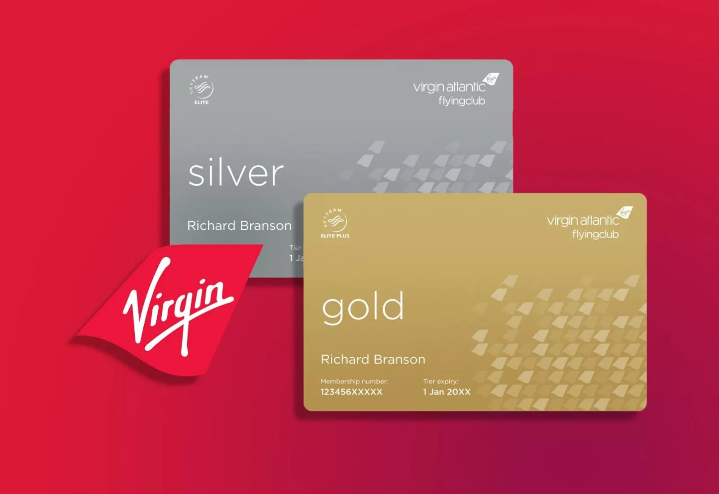 Virgin Atlantic Flying Club Gold status for 1 year Skyteam Elite Plus